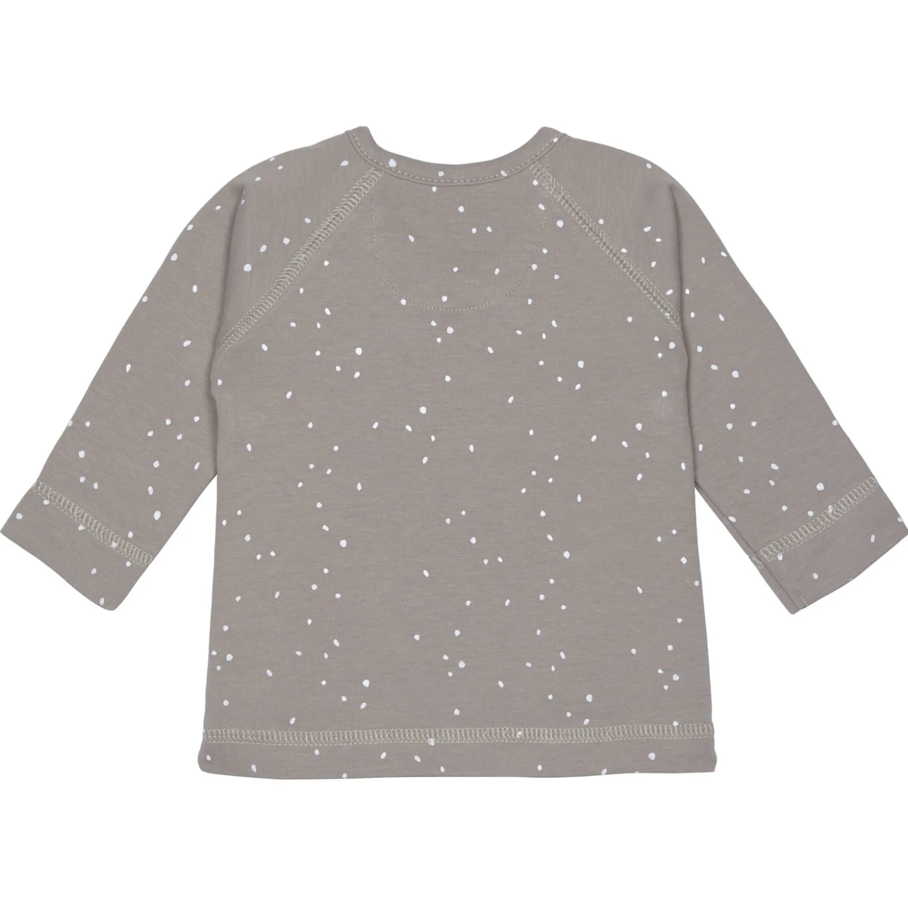Baby Wickelshirt - Bio Baumwolle, Sprinkle, Grau