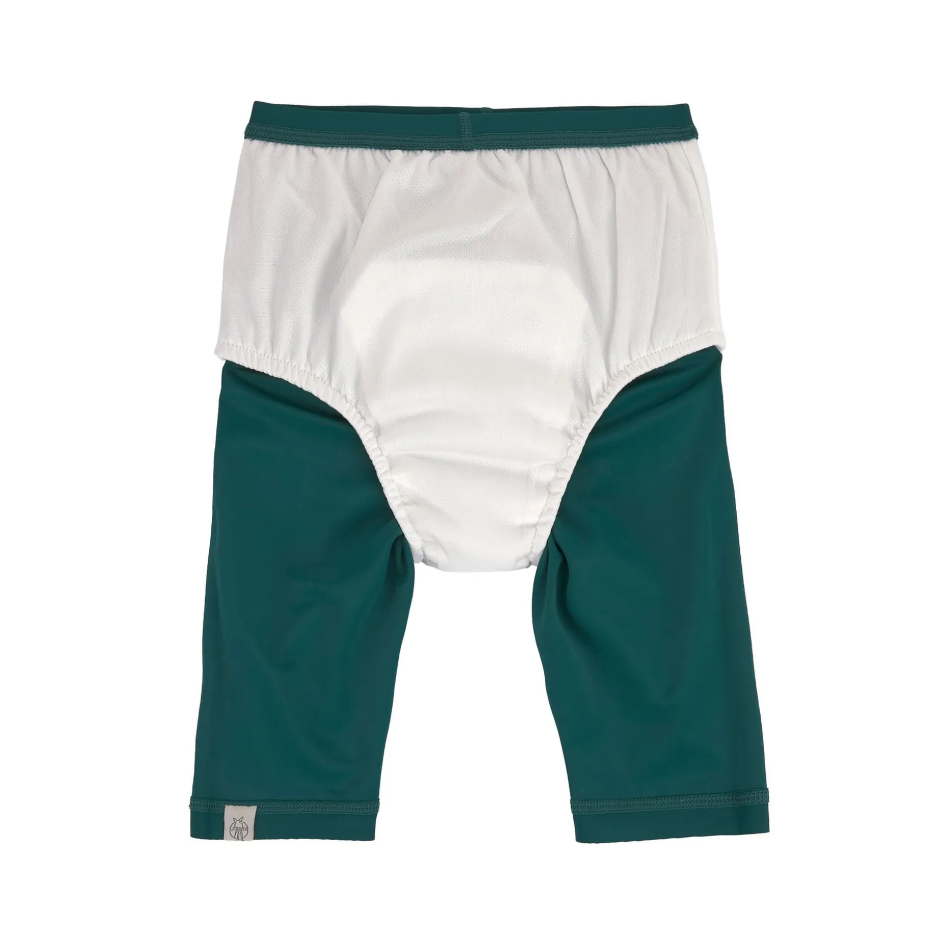 Badehose Baby Kurz (UV-Schutz & Windel), Dunkelgrün