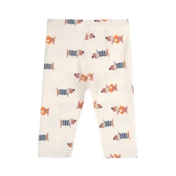 Badehose Baby Kurz (UV-Schutz & Windel), Hund, Weiß