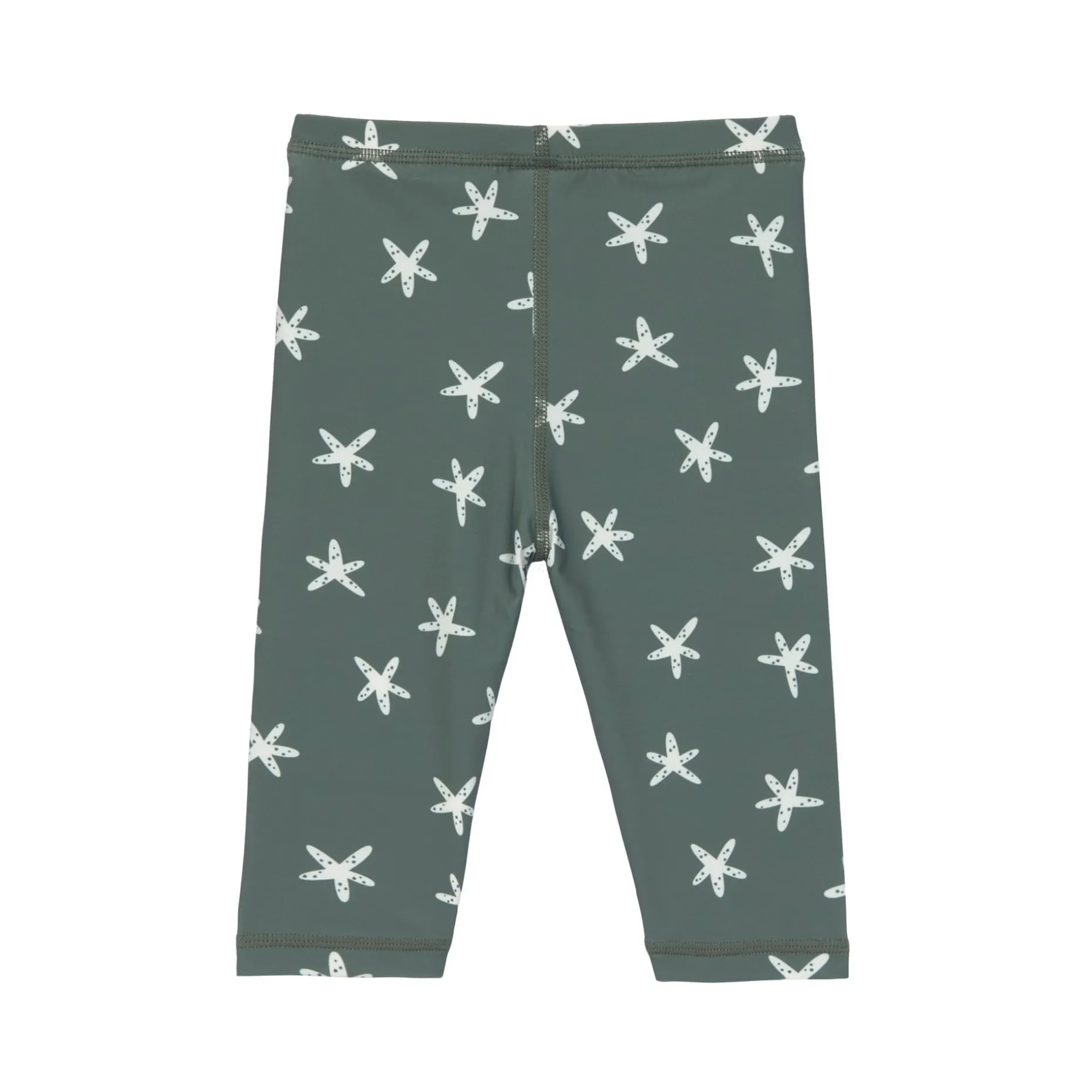 Badehose Baby Kurz (UV-Schutz & Windel) - Seestern, Oliv