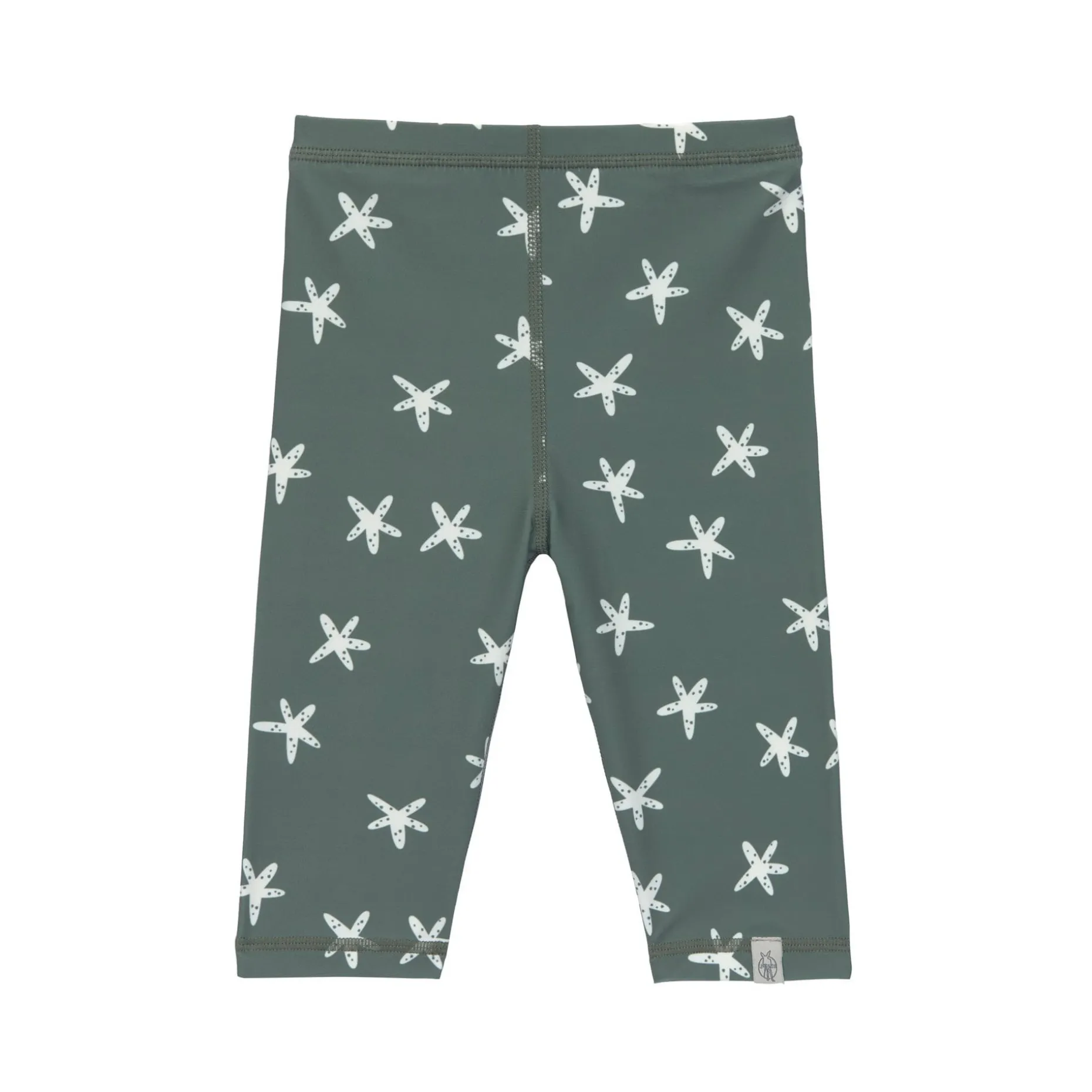 Badehose Baby Kurz (UV-Schutz & Windel) - Seestern, Oliv