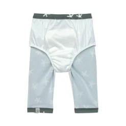 Badehose Baby Kurz (UV-Schutz & Windel) - Seestern, Oliv
