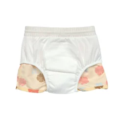 Badehose Baby (mit Windel) - Blumen, Gelb