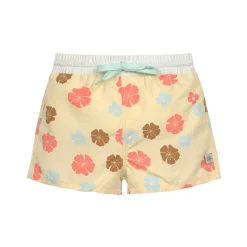 Badehose Baby (mit Windel) - Blumen, Gelb