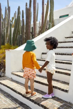 Badehose Baby (mit Windel) - Kamel, Rosa