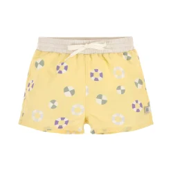 Badehose Baby (mit Windel) - Schwimmring, Gelb