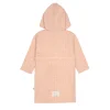 Bademantel Kinder aus Musselin - Punkte, Rosa