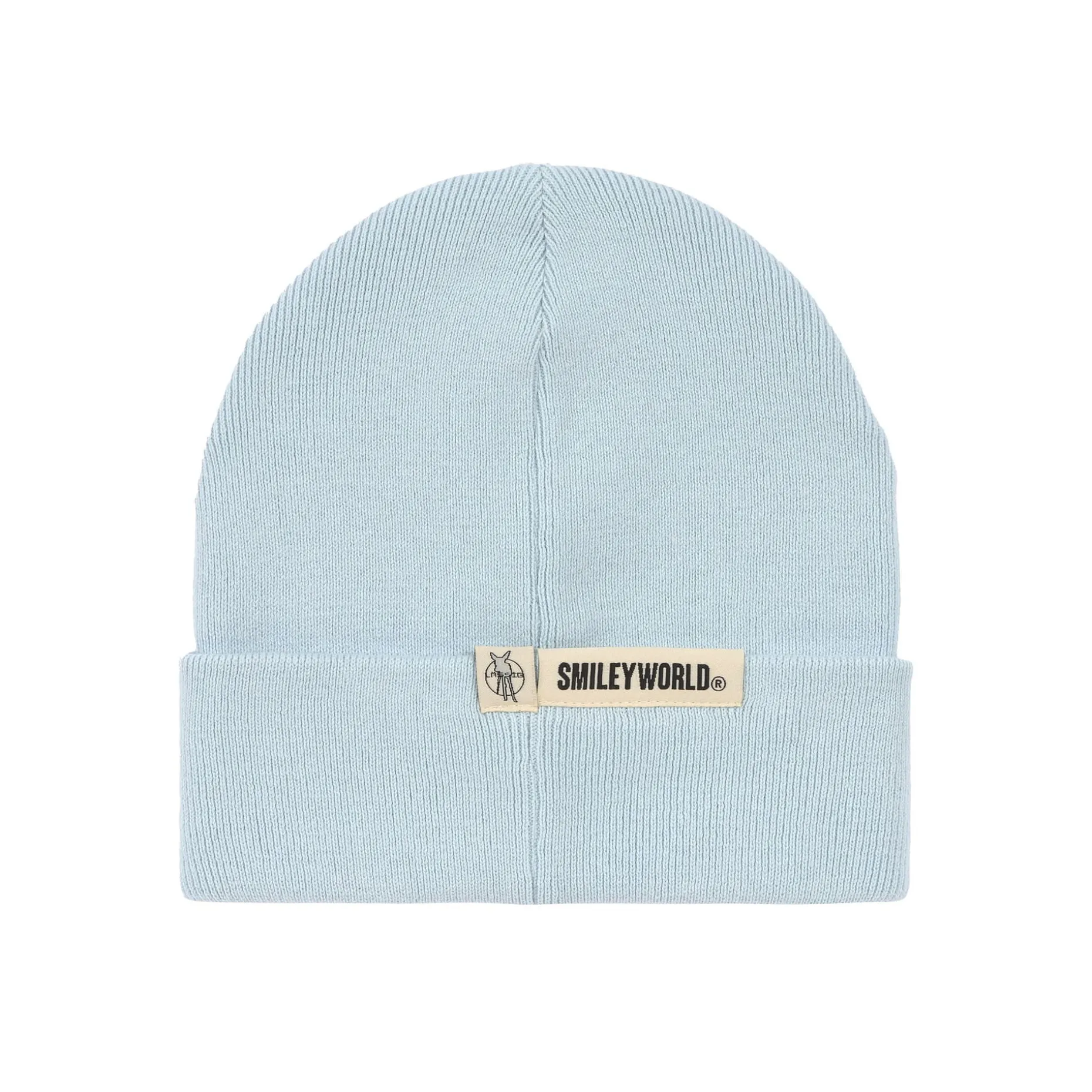 Beanie Mütze Kinder - Bio-Baumwolle SmileyWorld®, Blau