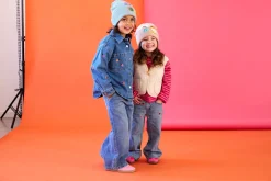 Beanie Mütze Kinder - Bio-Baumwolle SmileyWorld®, Blau