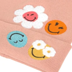 Beanie Mütze Kinder - Bio-Baumwolle SmileyWorld®, Rosa