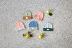 Beanie Mütze Kinder - Bio Baumwolle, Little Gang, Rosa Rot