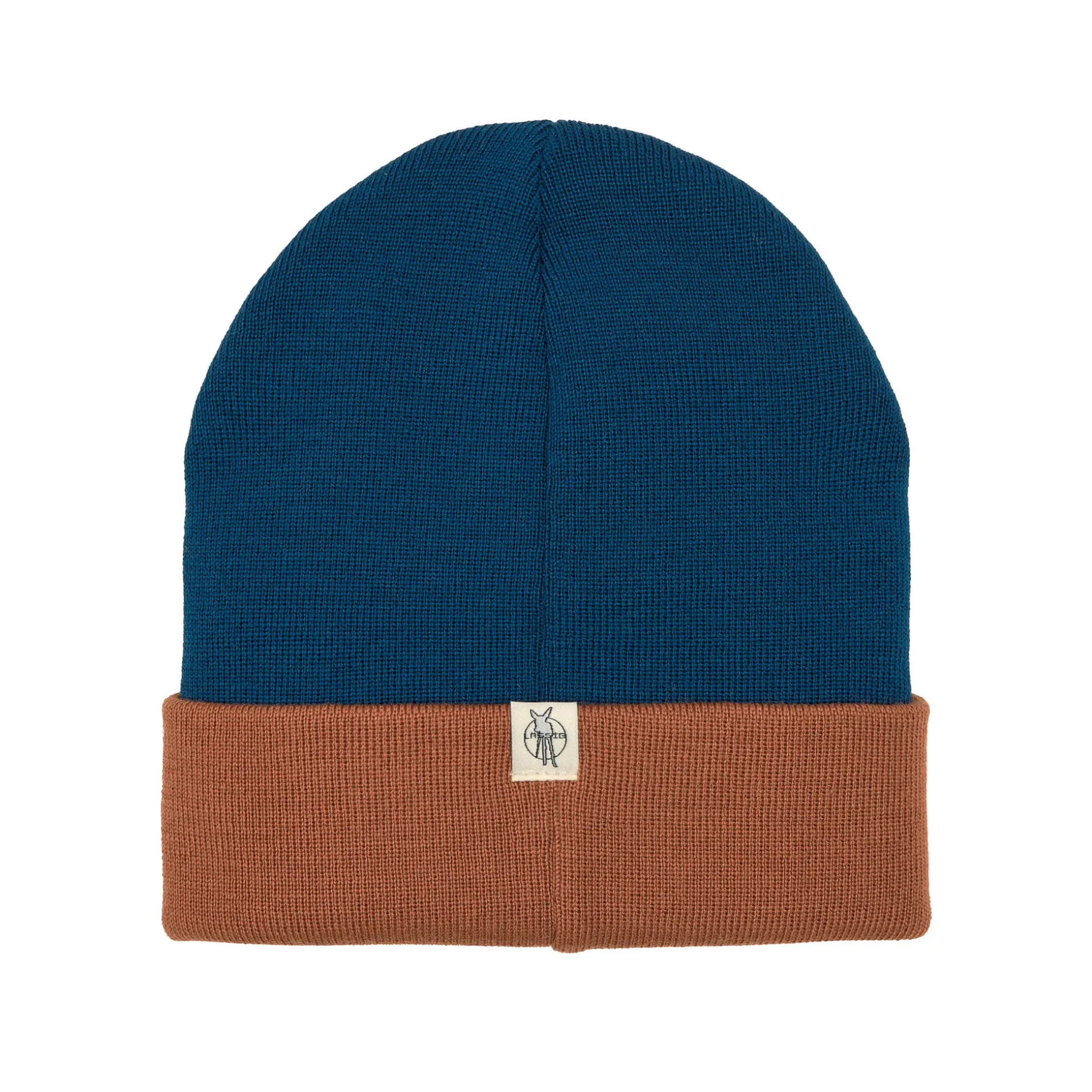 Beanie Mütze Kinder - Merino Wolle, Little Gang, Run Braun