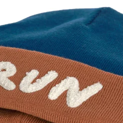 Beanie Mütze Kinder - Merino Wolle, Little Gang, Run Braun