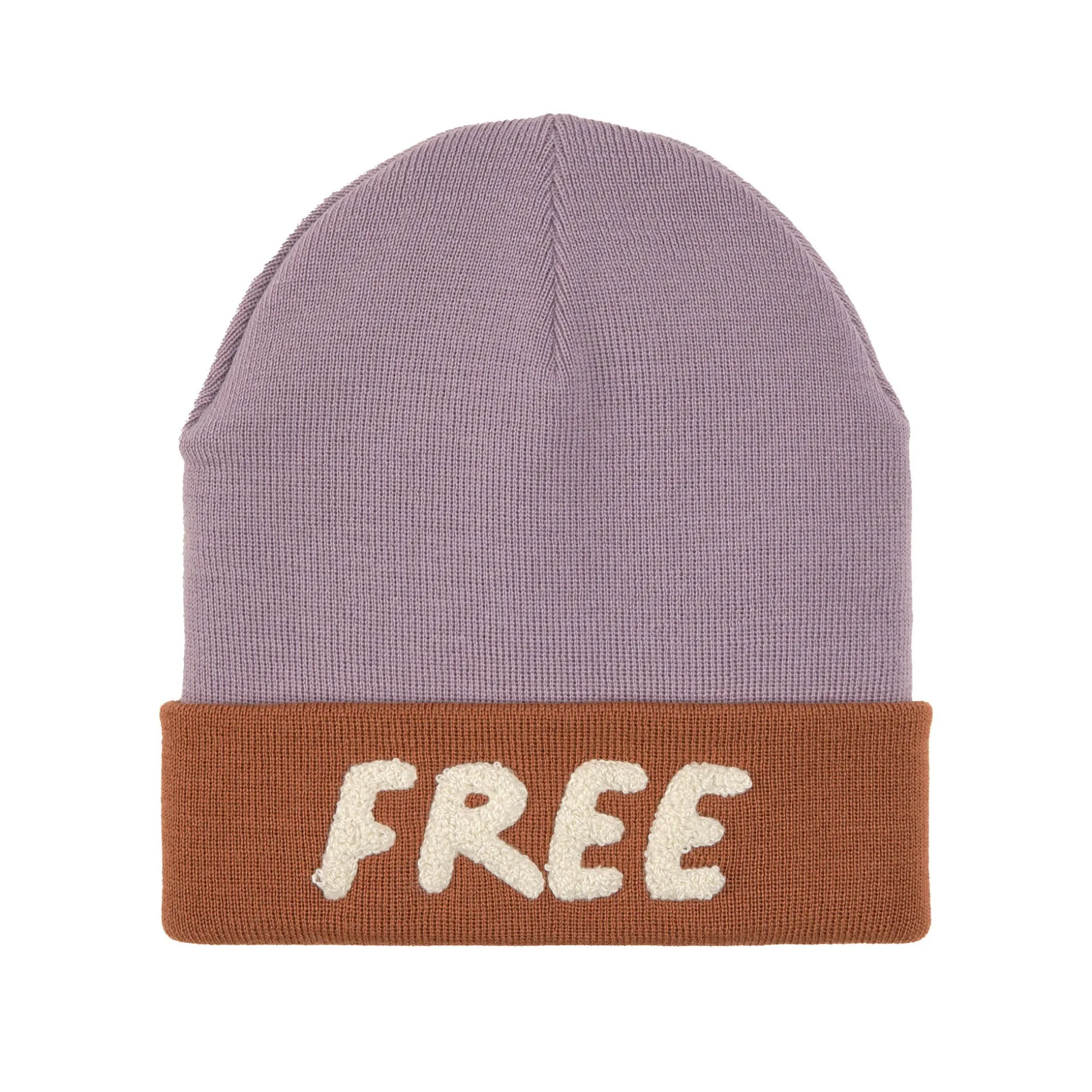 Beanie Mütze Kinder - Merino Wolle, Little Gang, Free Karamell