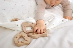 Beißring Holz 4-teilig, Little Mateys