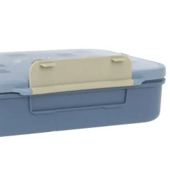 Brotdose Kinder - Bento Lunchbox, Pattern Party Blau