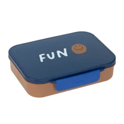 Brotdose Kinder - Bento Lunchbox, Little Gang Smile Blau
