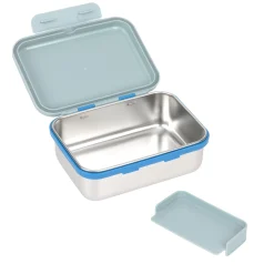 Brotdose Kinder - Edelstahl Lunchbox, Sunny Explorer Grün