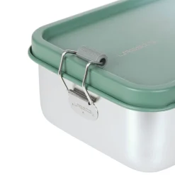 Brotdose Kinder - Edelstahl Lunchbox, Unique, Grün