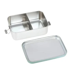 Brotdose Kinder - Edelstahl Lunchbox, Unique, Grün