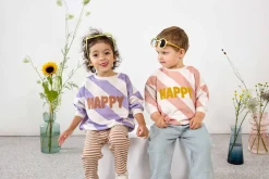 Cargo Hose Kinder - Bio Baumwolle, Little Gang, Hellblau