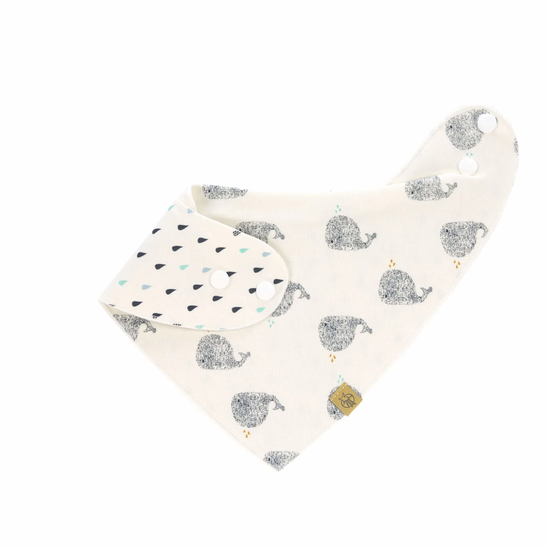 Dreieckstuch Baby - Bandana, Little Water Whale