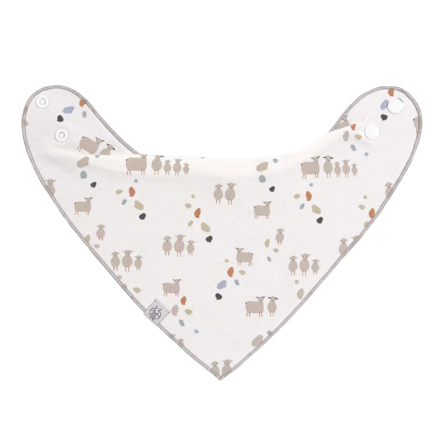 Dreieckstuch Baby (2 Stk) - Bandana, Tiny Farmer Schaf