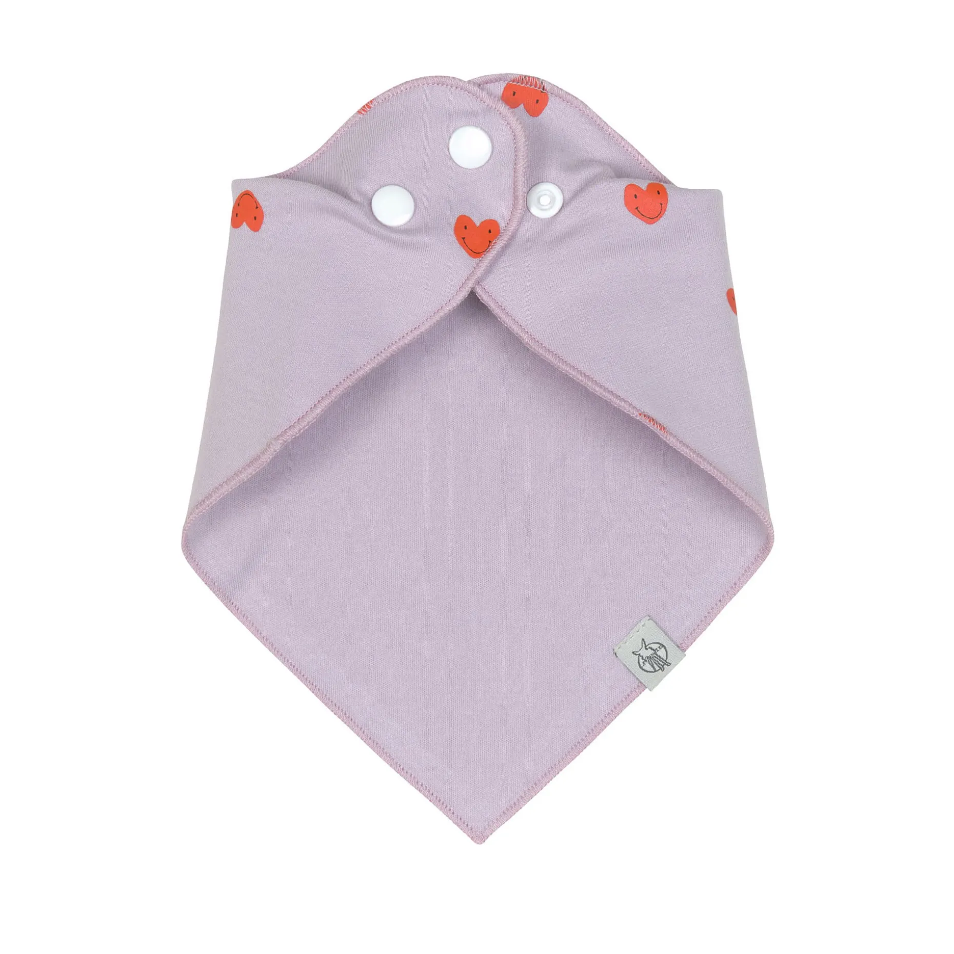 Dreieckstuch Baby (2 Stk) - Bandana, Happy Rascals Herz
