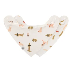 Dreieckstuch Baby (2 Stk) - Bandana, Little Mateys Spicy Orange