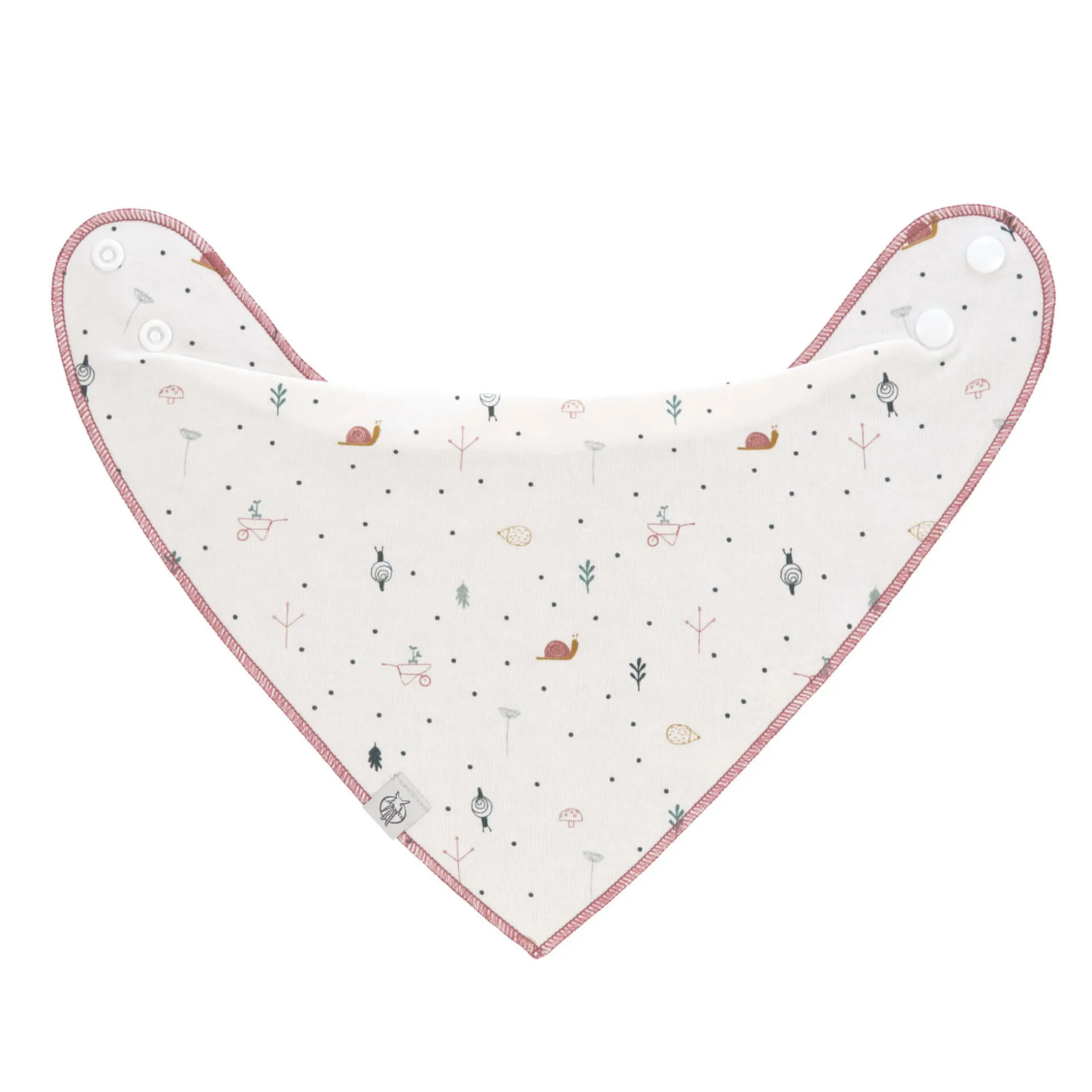 Dreieckstuch Baby (2 Stk) - Bandana, Garden Explorer Schnecke
