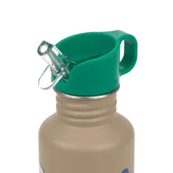 Edelstahl Kinder Trinkflasche 500 ml - Happy Trails, Frosch