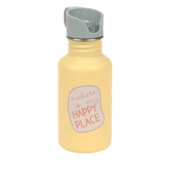 Edelstahl Kinder Trinkflasche 500 ml - Happy Trails, Blume