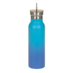 Edelstahl Kinder Trinkflasche 460 ml - Unique Gradient, Blau