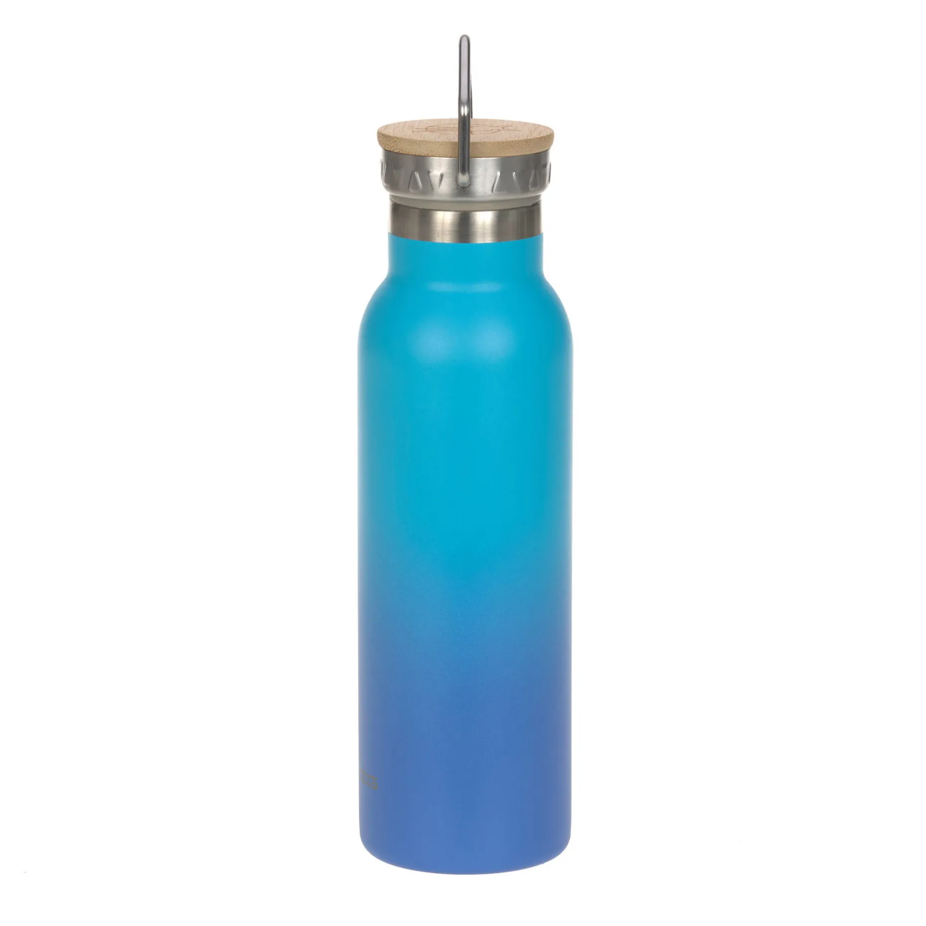 Edelstahl Kinder Trinkflasche 460 ml - Unique Gradient, Blau