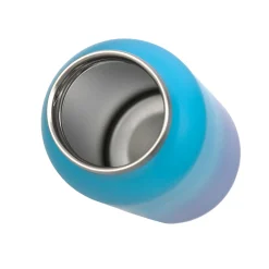 Edelstahl Kinder Trinkflasche 460 ml - Unique Gradient, Blau