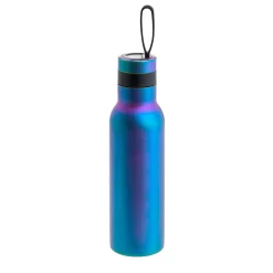 Edelstahl Kinder Trinkflasche Doppelwandig 500 ml - BOLD, Blau Violett