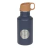 Edelstahl Kinder Trinkflasche 500 ml - Little Gang, Smile, Blau