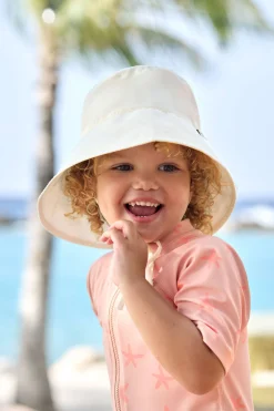Fischerhut Baby (UV Schutz & Nackenschutz), Sea Salt Weiß