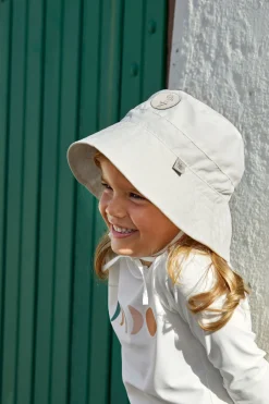 Fischerhut Baby (UV Schutz & Nackenschutz), Weiß