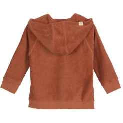 Frottee Jacke Kinder, Rostrot