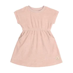 Frottee Kleid Kinder - Powder Pink, Rosa