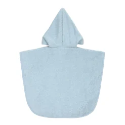 Frottee Poncho Kinder, Hellblau