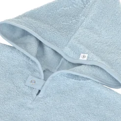 Frottee Poncho Kinder, Hellblau