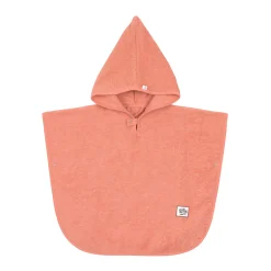 Frottee Poncho Kinder, Rot
