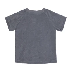 Frottee T-Shirt Kinder, Anthrazit