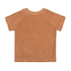 Frottee T-Shirt Kinder, Karamell