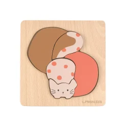 Holzpuzzle Set (2 Stk) - Little Mateys, Katze