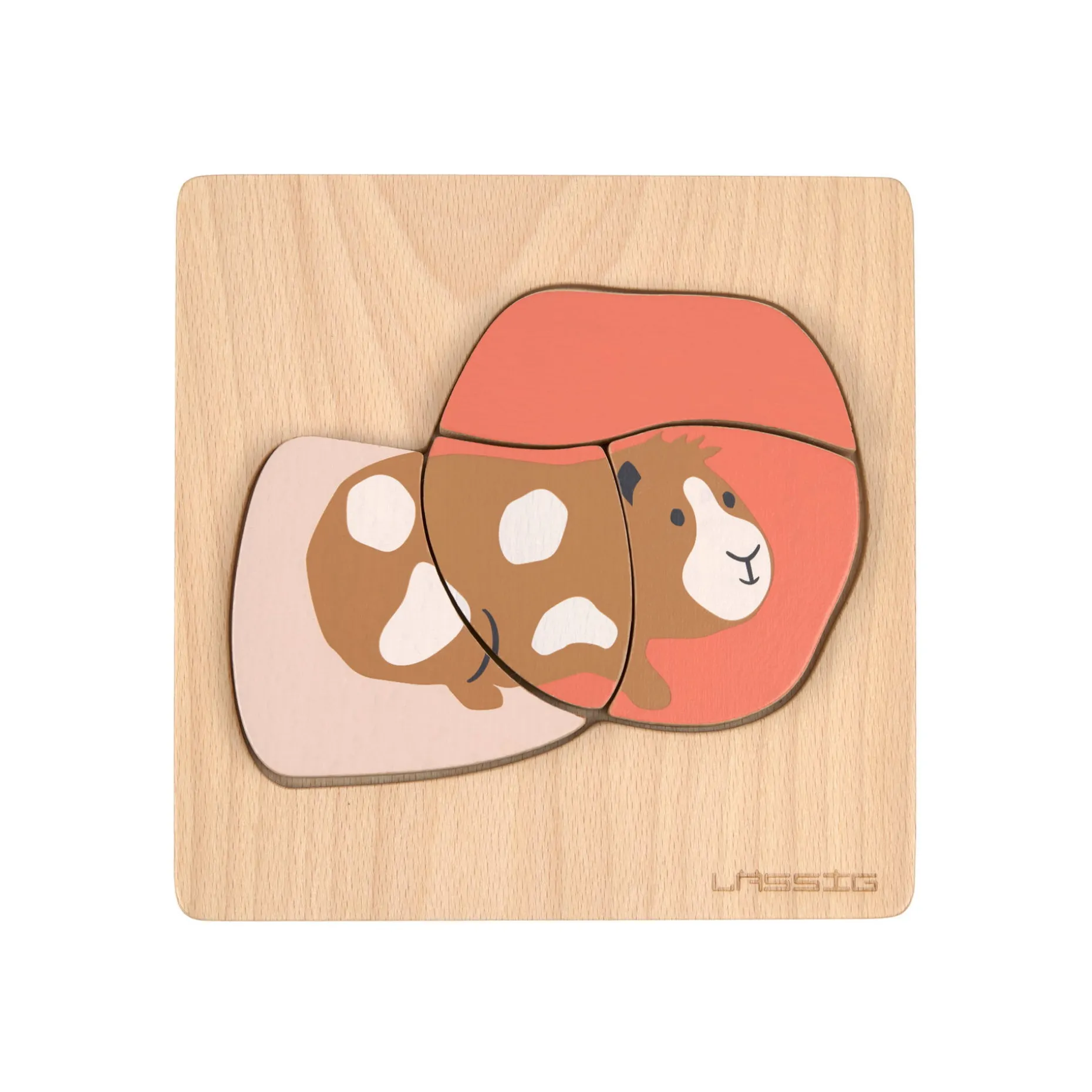 Holzpuzzle Set (2 Stk) - Little Mateys, Katze