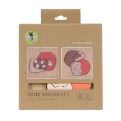 Holzpuzzle Set (2 Stk) - Little Mateys, Katze
