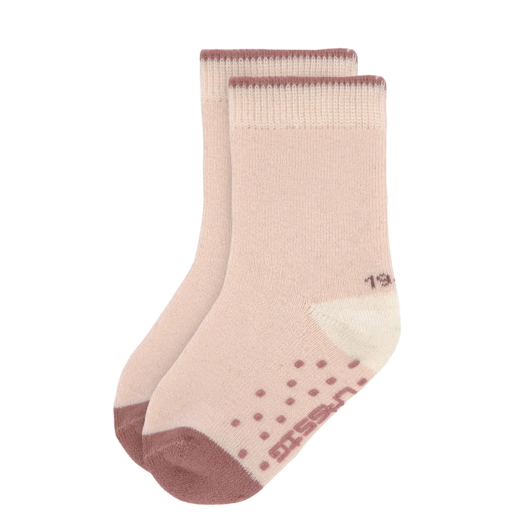 Kinder Antirutsch-Socken (2er-Set), Rosa